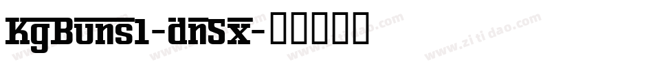 KgBuns1-dn5x字体转换
