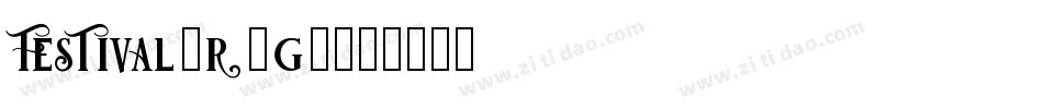 Festival-r1g8字体转换