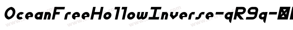 OceanFreeHollowInverse-qR9q字体转换 OceanFreeHollowInverse-qR9q字体转换