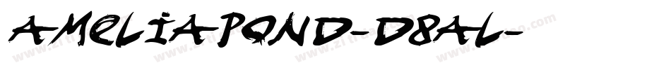 AmeliaPond-d8Al字体转换