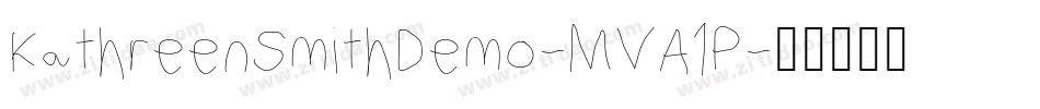 KathreenSmithDemo-MVA1P字体转换