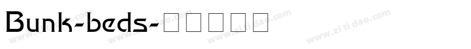 Bunk-beds字体转换