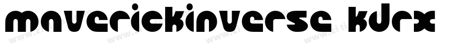 MaverickInverse-KDrX字体转换