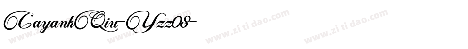 CayankQiu-Yzz08字体转换