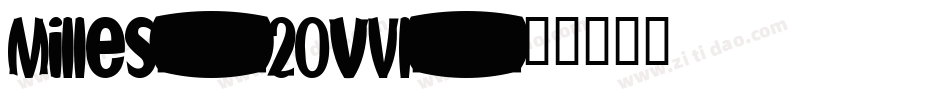 Milles-2OvVl字体转换