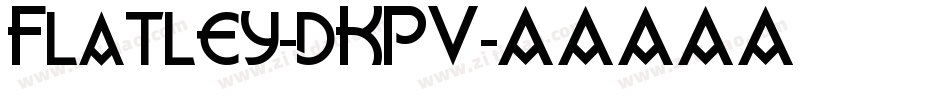Flatley-dKPV字体转换
