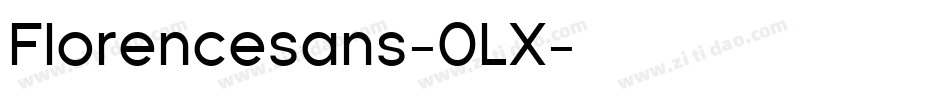 Florencesans-0LX字体转换