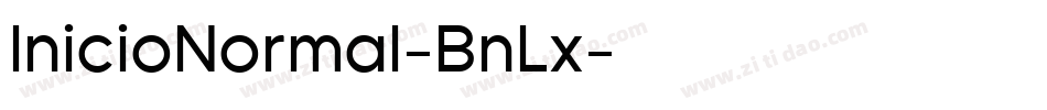 InicioNormal-BnLx字体转换