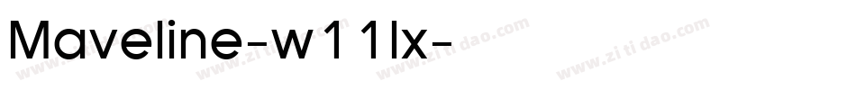 Maveline-w11lx字体转换