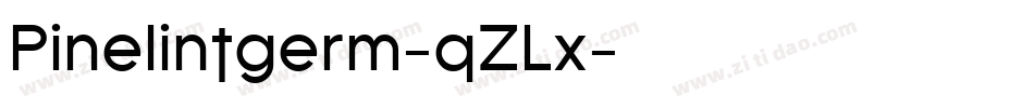 Pinelintgerm-qZLx字体转换