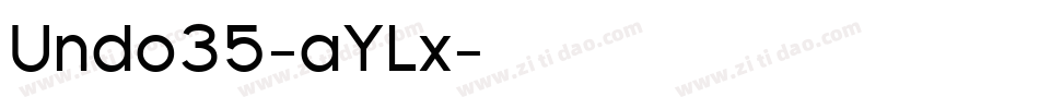 Undo35-aYLx字体转换