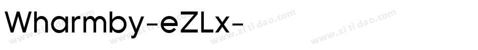 Wharmby-eZLx字体转换
