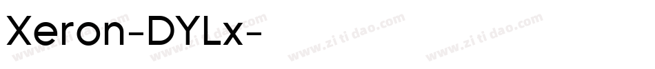 Xeron-DYLx字体转换