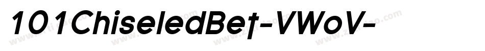 101ChiseledBet-VWoV字体转换