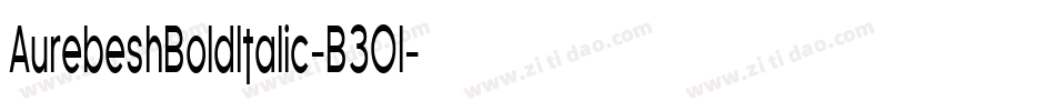 AurebeshBoldItalic-B3Ol字体转换