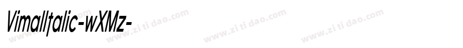 VimalItalic-wXMz字体转换