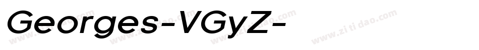 Georges-VGyZ字体转换
