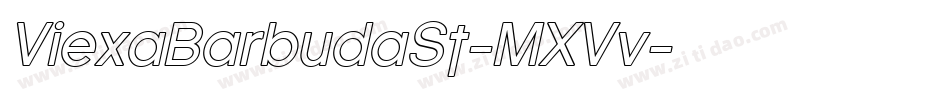 ViexaBarbudaSt-MXVv字体转换