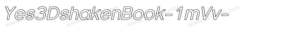 Yes3DshakenBook-1mVv字体转换