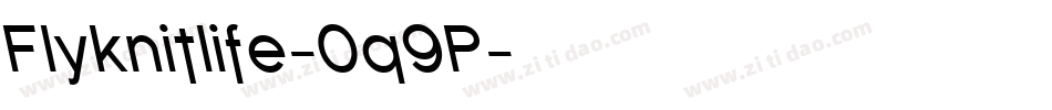 Flyknitlife-0q9P字体转换