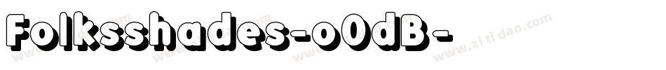 Folksshades-o0dB字体转换
