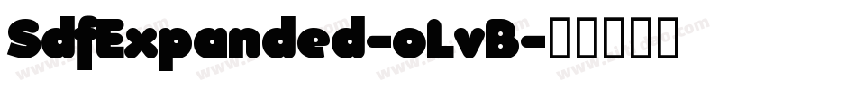 SdfExpanded-oLvB字体转换