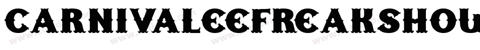 CarnivaleeFreakshowDemo-AGn2字体转换