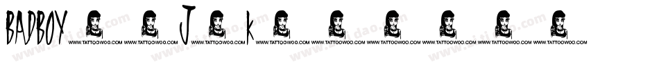 BadBoy-4j5K字体转换