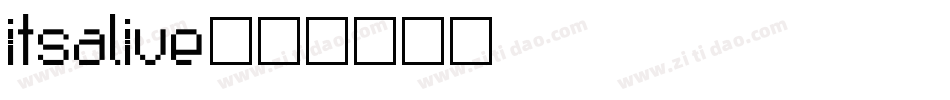 itsalive字体转换