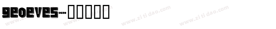 geoeves字体转换