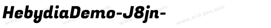 HebydiaDemo-J8jn字体转换