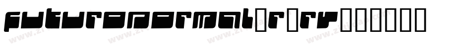 FuturoNormal-R5rV字体转换