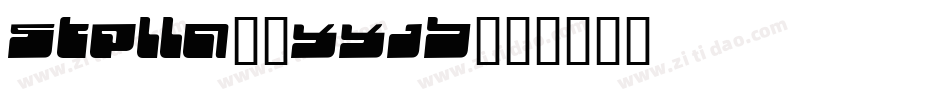 Stella-9YYjB字体转换