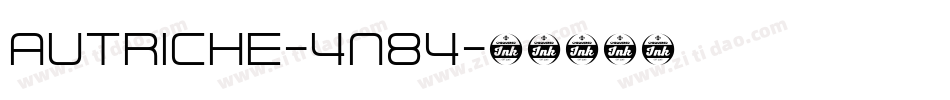 Autriche-4n84字体转换