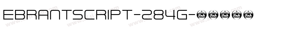 EBrantscript-z84G字体转换