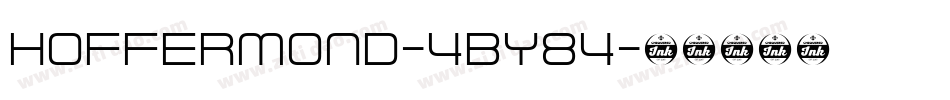 Hoffermond-4By84字体转换