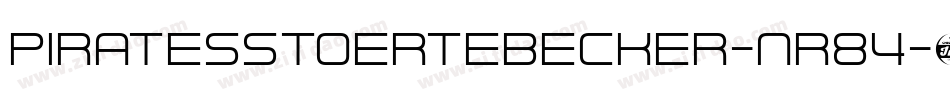 Piratesstoertebecker-nR84字体转换