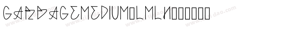 GarbageMedium-Lmln字体转换