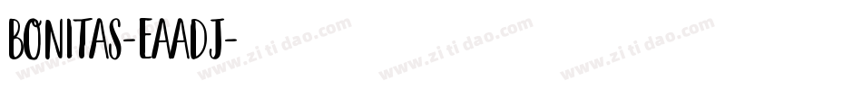 Bonitas-EaaDj字体转换