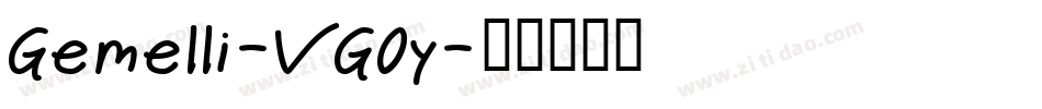 Gemelli-VG0y字体转换