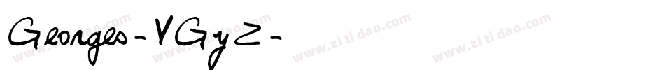 Georges-VGyZ字体转换