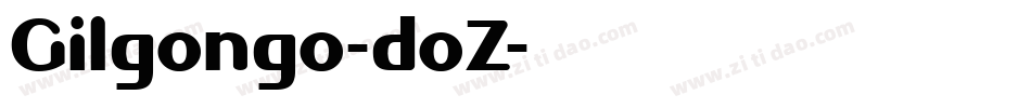 Gilgongo-doZ字体转换