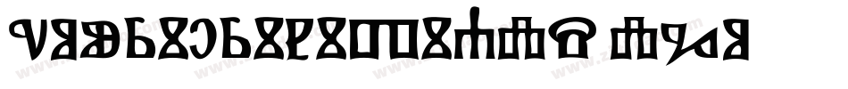 CourierInitials-lgOq字体转换
