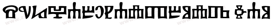 SchwabenAltBold-YAOq字体转换