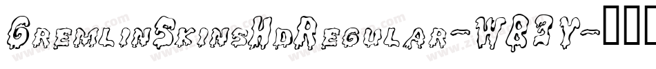 GremlinSkinsHdRegular-WB3Y字体转换