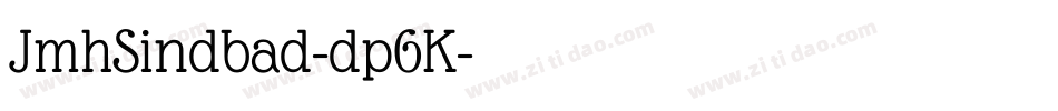 JmhSindbad-dp6K字体转换