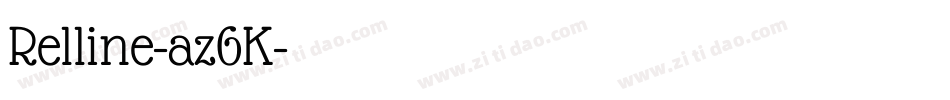 Relline-az6K字体转换