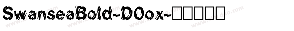 SwanseaBold-D0ox字体转换