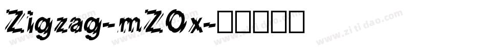 Zigzag-mZOx字体转换 Zigzag-mZOx字体转换