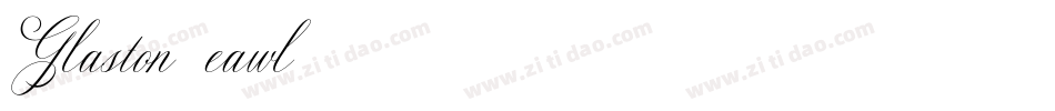 Glaston-eawl字体转换